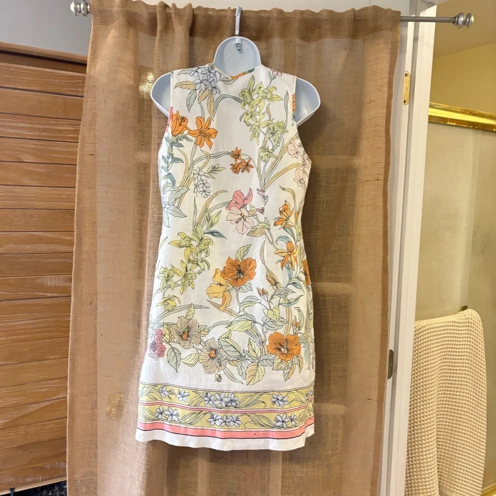 Tommy Bahama Linen Shift Dress S EUC - Picture 3 of 5
